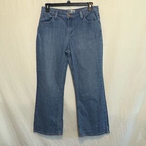 B-162 Signature Levi Strauss PLUS SIZE 14 Short Mid Rise Bootcut‎ Blue Jeans